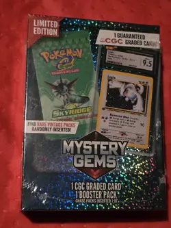Pokemon *Sealed* Mystery Gems 2025 CGC Graded Card + Pokemon Pack Random - Image 2