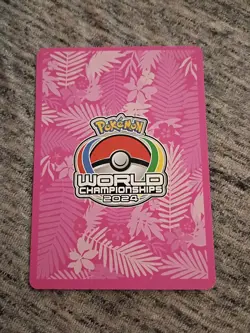 Zapdos - Pokemon World Championships 2024 - Jesse Parker Card Non-holo - Image 2