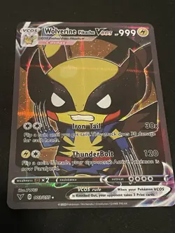 Pikachu Deadpool & Pikachu Wolverine Custom NON-TCG Holo Cards - Image 3