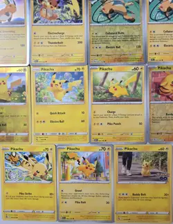 Pikachu & Raichu Pokemon Card LOT OF 13 - Image 2
