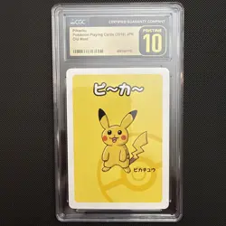 Pokemon TCG Pikachu Playing Cards Old Maid 2019 Japanese Cgc PRISTINE 10 - Image 1