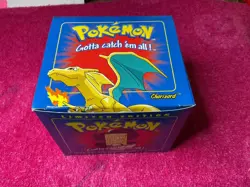 Pokemon Burger King 23k Gold Plated Trading Card Charizard Sealed In Blue Box - Image 1