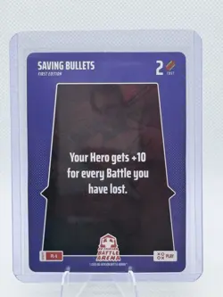 Saving Bullets 2025 Bo Jackson Battle Arena Alpha Update Play Card SSP #PL-6 - Image 1