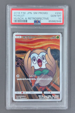 PSA 10 Rowlet 290/SM-P Munch A Retrospective 2018 Japanese Pokemon Card - Image 1