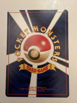 1996 POCKET MONSTER Japanese GASTLY Pokemon CARD - Image 2