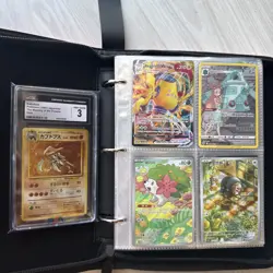 Pokemon Binder Collection Of 100+ Vintage And Modern Cards + Vintage Slab - Image 1