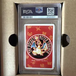 1996 POKEMON RED PLAYING CARDS 025 PIKACHU 3 OF DIAMONDS PSA 10 GEM MINT POKER - Image 2