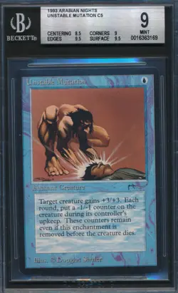 MTG Magic Arabian Nights Sandstorm and Unstable Mutation combo BGS 9 - Image 1