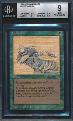 MTG Magic Arabian Nights Sandstorm and Unstable Mutation combo BGS 9 - Image 2