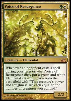 MTG VOICE OF RESURGENCE EXC - VOCE DELLA RINASCITA - DGM - MAGIC - Image 1