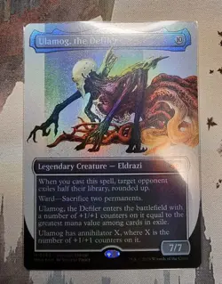 MTG Ulamog, the Defiler Near Mint Foil (Borderless) - [Modern Horizons 3] - Image 1