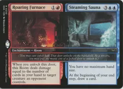 Roaring Furnace // Steaming Sauna R Duskmourn: House of Horror 230 LP-NM - Image 1