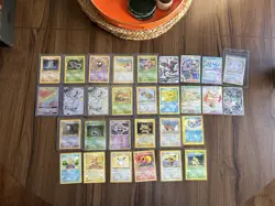 Vintage And Modern 30 Pokemon Card Lot - Image 1