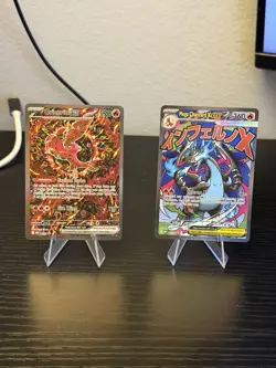 Pokemon TCG Mega Charizard X Ex 023 + Oricorio 024 UPC Promo Phantasmal Flames - Image 1