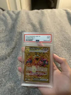 PSA 9 Charizard ex Hyper Rare Gold 228/197 Pokemon Obsidian Flames 2023 MINT - Image 1