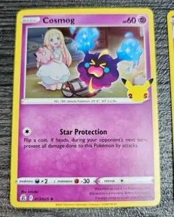 Pokemon TCG Cosmog Cosmoem Lunala Solgaleo Set Celebrations 25th Anniversary - Image 2