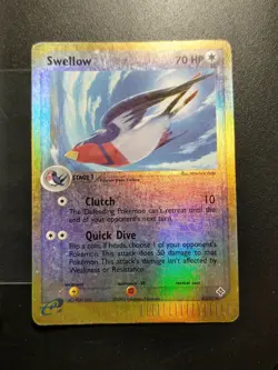 Pokemon Swellow 45/97 Reverse Holo Ex Dragon MP - Image 1