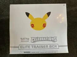 *NEW* Sealed Pokemon TCG 25th Anniversary Celebrations Elite Trainer Box 820650809439 - Image 1