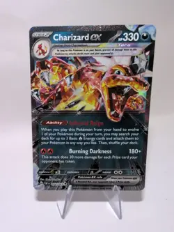 Pokemon Scarlet & Violet Paldean Fates 054/091 Charizard EX Double Rare NM/M - Image 1