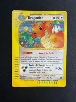 Pokemon Dragonite 9/165 Expedition Rara Holo Unlimited Wizards ITA Carte Vintage - Image 1