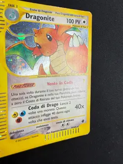 Pokemon Dragonite 9/165 Expedition Rara Holo Unlimited Wizards ITA Carte Vintage - Image 3