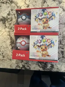 Sam's Club Pokemon Prismatic Evolutions ETB + Pokeball Bundle Sealed LOT OF 2 - Image 1