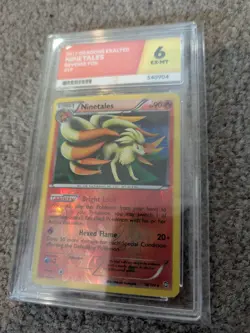 Pokemon TCG ACE 6 Graded Ninetales 19/124 Dragons Exalted. Rare & Unique POP 1 - Image 2