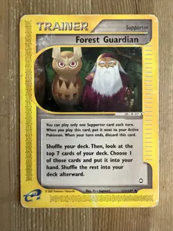 Forest Guardian 123/147 Uncommon Pokemon Aquapolis Vintage WOTC E Series DMG - Image 1