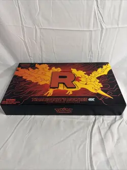 OPENED Pokemon Team Rocket's Moltres ex Ultra Premium Collection UPC No Promos - Image 1