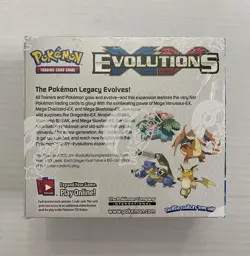 2016 POKEMON XY EVOLUTIONS FACTORY SEALED BOOSTER BOX - 36 PACKS - Pokemon TCG - Image 2