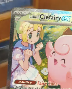 Pokemon TCG Lillie's Clefairy EX Journey Together 184/159 SV09 Near Mint - Image 2
