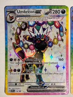 Pokemon TCG Umbreon Ex Espeon Ex Svp 175 176 Promo Pair Prismatic Evolution NM - Image 2
