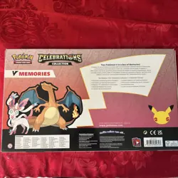 Pokemon TCG Celebrations V Memories Collection Box (Charizard & Sylveon) - Image 2