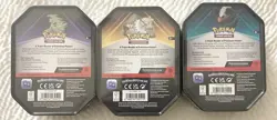 3 TIN LOT~POKEMON TRIPLE WHAMMY TINS !! - Image 2