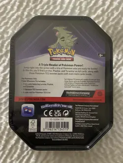 3 TIN LOT~POKEMON TRIPLE WHAMMY TINS !! - Image 5