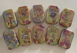 Pokemon TCG 151 Mini Tin Collection 10 Pack Factory Sealed Sams Club Exclusive - Image 1