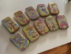 Pokemon TCG 151 Mini Tin Collection 10 Pack Factory Sealed Sams Club Exclusive - Image 2
