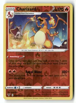Charizard 025/185 SWSH04: Vivid Voltage Pokemon TCG LP - Image 1