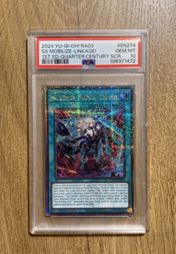 Sky Striker Mobilize - Linkage! | PSA 10 Gem Mint | RA03-EN274 | Quarter Century - Image 1