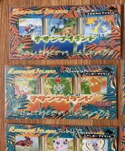 Vintage Pokemon Japanese Southern Islands Complete Set of 18 Cards 6 Sets Sealed - Image 3