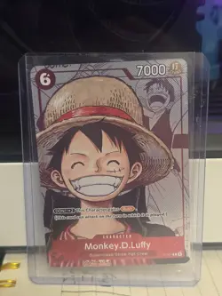 Monkey.D.Luffy (Alternate Art) P-001 One Piece Promotion Cards Foil - Image 1