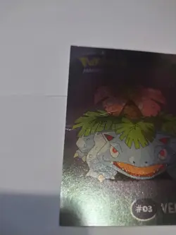 2000 - Pokemon Card Danone Stadium Shiny Tips Silver Foil Card Venusaur RARE - Image 4