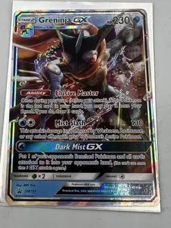 Pokemon Greninja GX SM197 Holo Black Star Promo Card - Image 2
