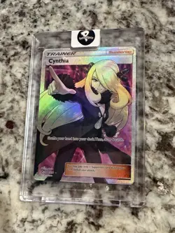 Pokemon TCG Cynthia Full Art Ultra Rare Holo Card 148/156 - Image 1