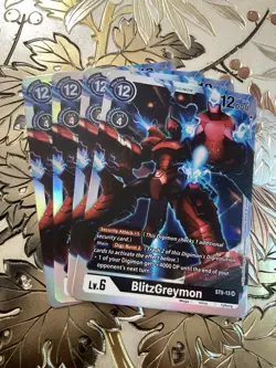 Digimon Card Game Playset BlitzGreymon ST5-13 SR Starter Deck 05: Machine Black - Image 1