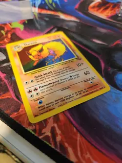 Pokemon TCG Flareon Jungle Holo Card 3/64 Unlimited Rare WOTC 1999 - Image 2