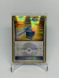 Pokemon Card Max Potion 121/116 Gold Secret Rare Pokemon Plasma Freeze NM - Image 1