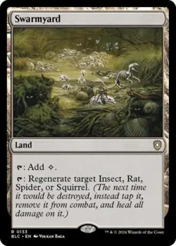 ~ Swarmyard ~ NM ~ Commander: Bloomburrow ~ MTG ~ - Image 1