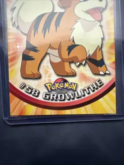 Pokemon Card Topps Chrome Growlithe #58 NM - Image 3