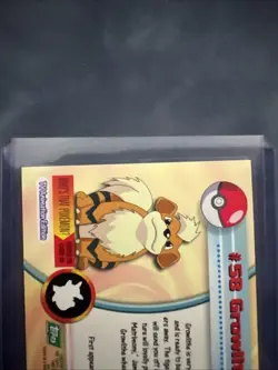 Pokemon Card Topps Chrome Growlithe #58 NM - Image 5